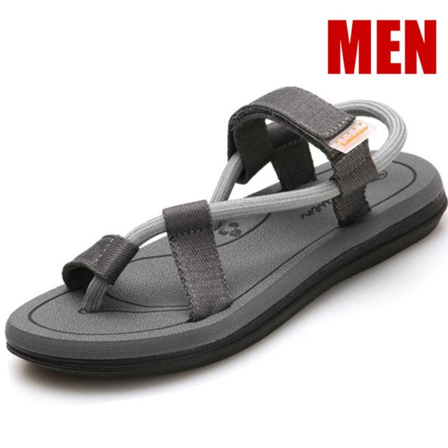 SAGUARO Men Sandals Genuine Leather Fashion Gladiator Summer Beach Slippers  Slip On Flip Flops Men Shoe Zapatos Sandalias Hombre