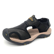Load image into Gallery viewer, Classic Men Soft Sandals Comfortable Men Summer Shoes Leather Sandals Big Size Soft Sandals Men Roman Comfortable Men Summer