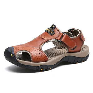 Classic Men Soft Sandals Comfortable Men Summer Shoes Leather Sandals Big Size Soft Sandals Men Roman Comfortable Men Summer