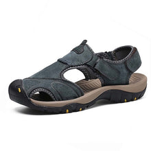 Load image into Gallery viewer, Classic Men Soft Sandals Comfortable Men Summer Shoes Leather Sandals Big Size Soft Sandals Men Roman Comfortable Men Summer