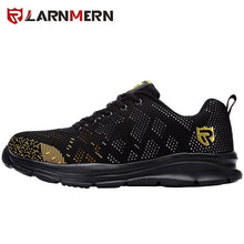 Load image into Gallery viewer, LARNMERN Lightweight Breathable Men Safety Shoes Steel Toe Work Shoes For Men Anti-smashing Construction Sneaker With Reflective